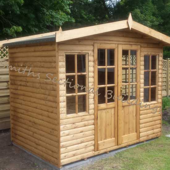 8' x 6' Loglap Summerhouse